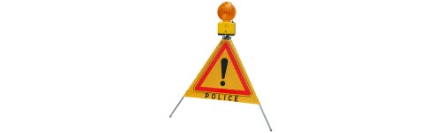 Tripode / Triopan de signalisation POLICE
