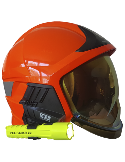 Lampe de casque rechargeable - Pompiers