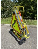 Chariot de Balisage d'urgence support dévidoir