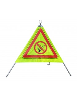 Triangle de signalisation repliable