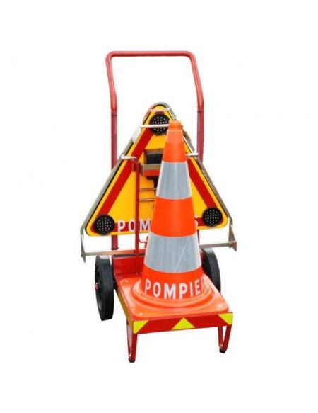 Chariot de Balisage d'urgence - Pompiers