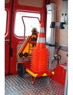 Chariot de Balisage d'urgence - Pompiers